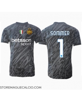 Inter Milan Yann Sommer #1 Portiere Maglia Gara Terza Repliche 2024-25 Maniche Corte